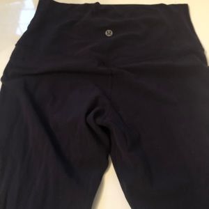 Navy blue align lululemon 7/8ths length